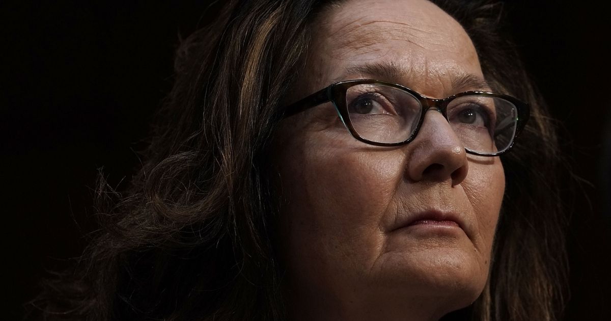 WASHINGTON, DC - MAY 09: CIA Director nominee Gina Haspel listens during her confirmation hearing before the Senate (Select) Committee on Intelligence May 9, 2018 in Washington, DC. If confirmed, Haspel will succeed Mike Pompeo to be the next CIA director.