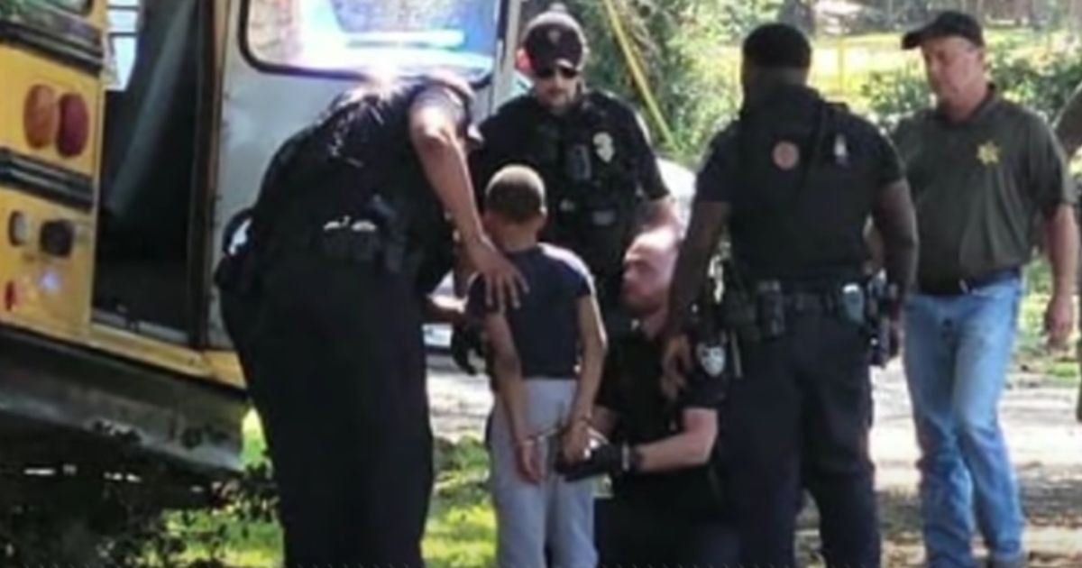 An 11-year-old boy in Baton Rouge, Louisiana, is taken into custody after police said he stole a school bus and then led them on a high-speed chase.