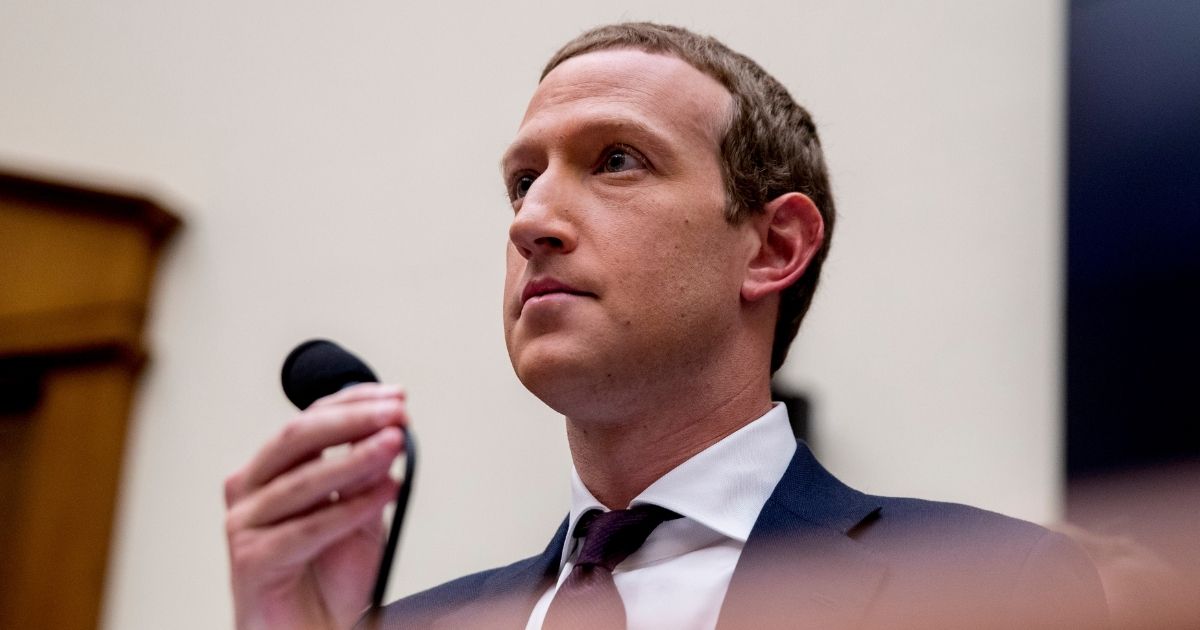 Facebook CEO Mark Zuckerberg appears before a House Financial Services Committee hearing on Capitol Hill in Washington on Oct. 23, 2019.