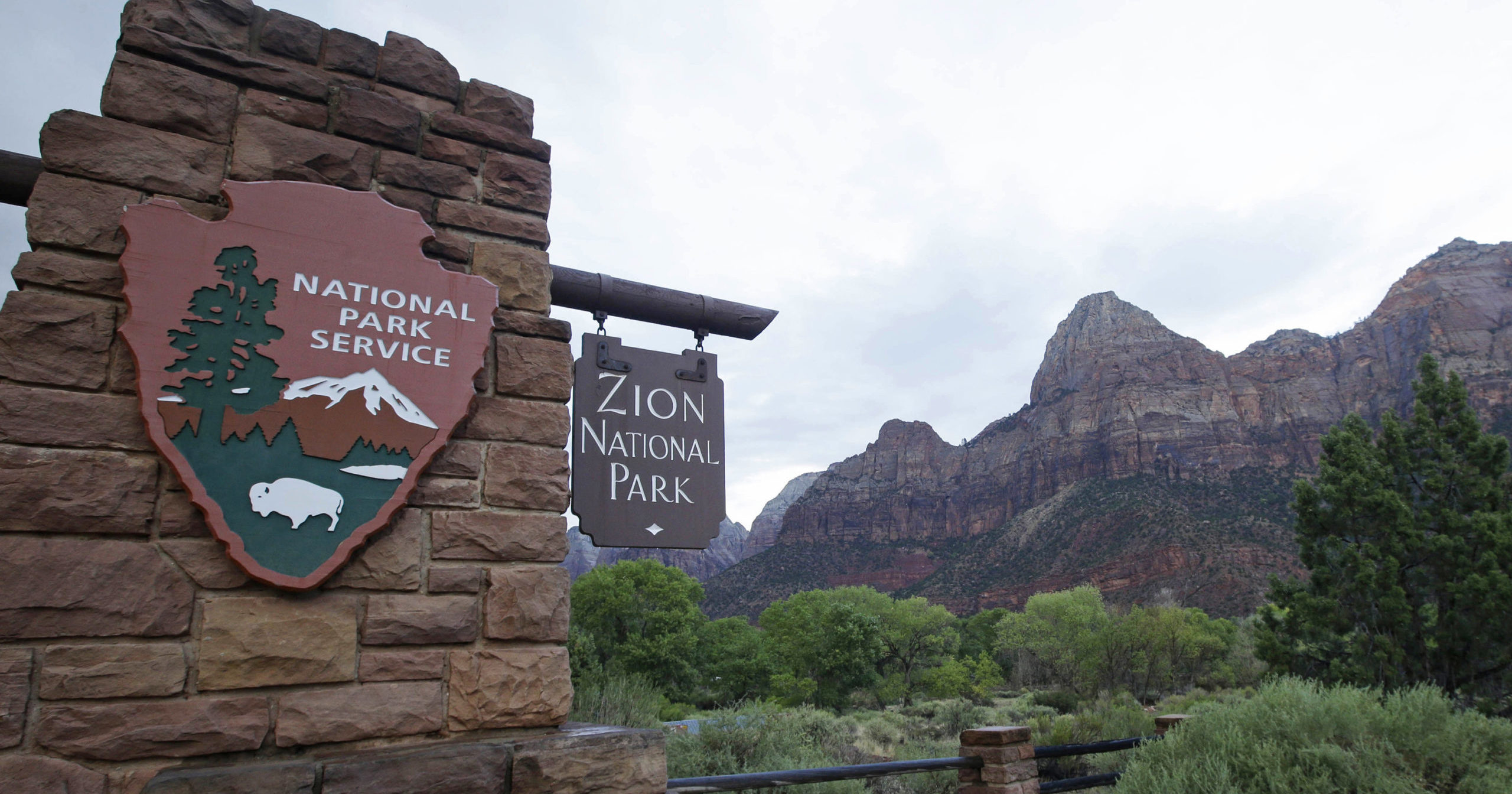 This Sept. 15, 2015, file photo shows Zion National Park near Springdale, Utah.