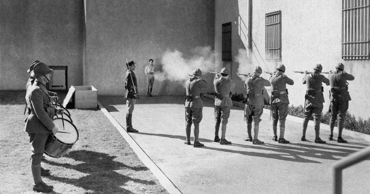 A firing squad is seen in the stock image above.