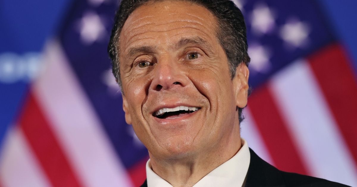 New York Gov. Andrew Cuomo smiles during a news conference May 27 at the National Press Club in Washington, D.C.