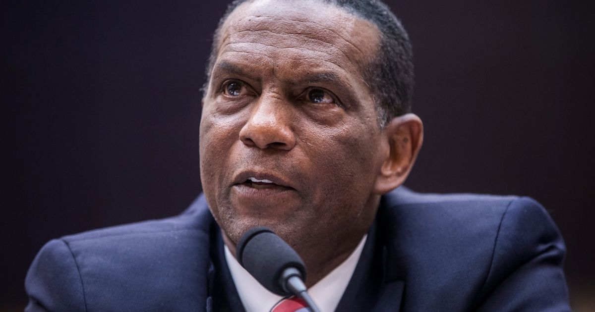 Former NFL player and now representative-elect Burgess Owens testifies during a hearing on slavery reparations held by the House Judiciary Subcommittee on the Constitution, Civil Rights and Civil Liberties on June 19, 2019, in Washington, D.C.