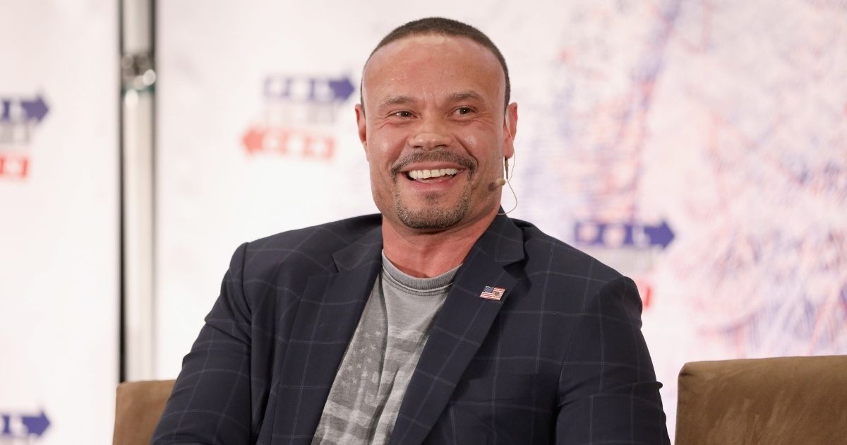 Dan Bongino speaks onstage during Politicon 2018 at the Los Angeles Convention Center on October 20, 2018, in Los Angeles.