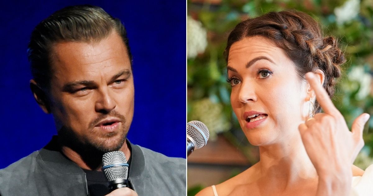 Actor Leonardo DiCaprio, left, and actress Mandy Moore, right.