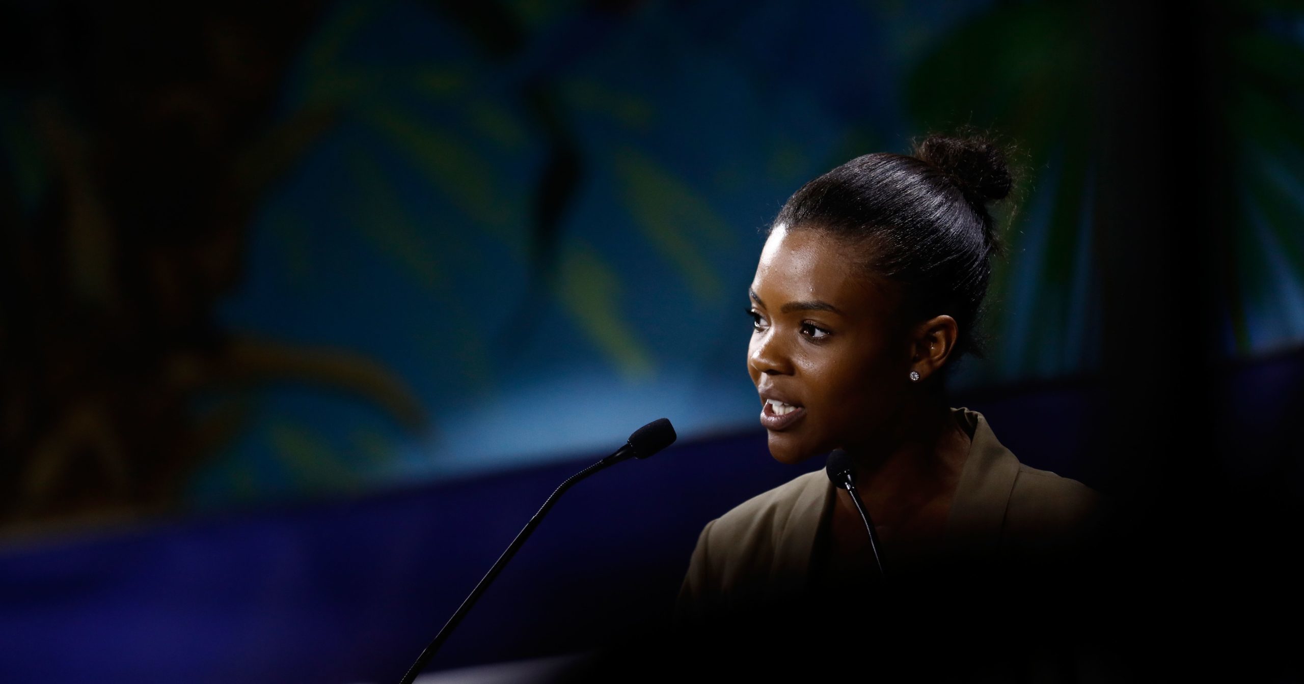 onservative activist and BLEXIT founder Candace Owens delivers a speech in Paris on Sept. 28, 2019. In a video released two weeks ago on Twitter, Owens announced she was working with big-name attorneys to sue Facebook fact-checkers.