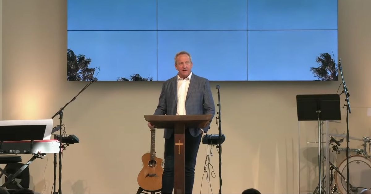 Godspeak Calvary Chapel pastor Rob McCoy preaches a sermon