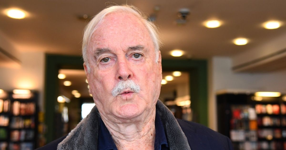 John Cleese during a book signing at Waterstones Piccadilly to promote his book "Creativity: A Short and Cheerful Guide" on Sept. 10 in London, England.