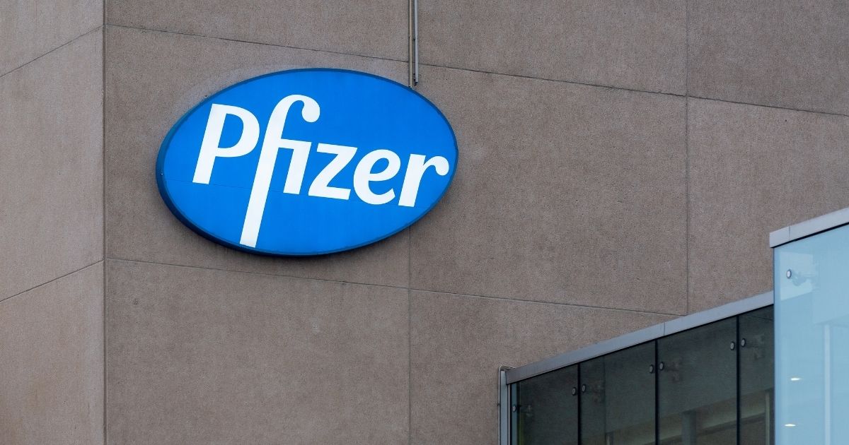 A general view of the pharmaceutical company Pfizer’s campus in Puurs, Belgium, is pictured above.