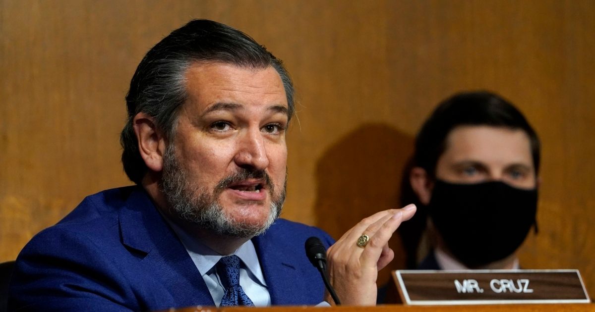 Republican Sen. Ted Cruz of Texas speaks during a Senate Judiciary Committee hearing on Capitol Hill on Tuesday.