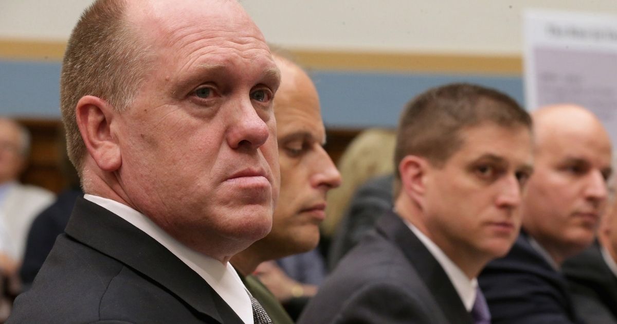 Immigration and Customs Enforcement official Tom Homan, left, testifies before the House Judiciary Committee on Capitol Hill on June 25, 2014, in Washington, D.C.
