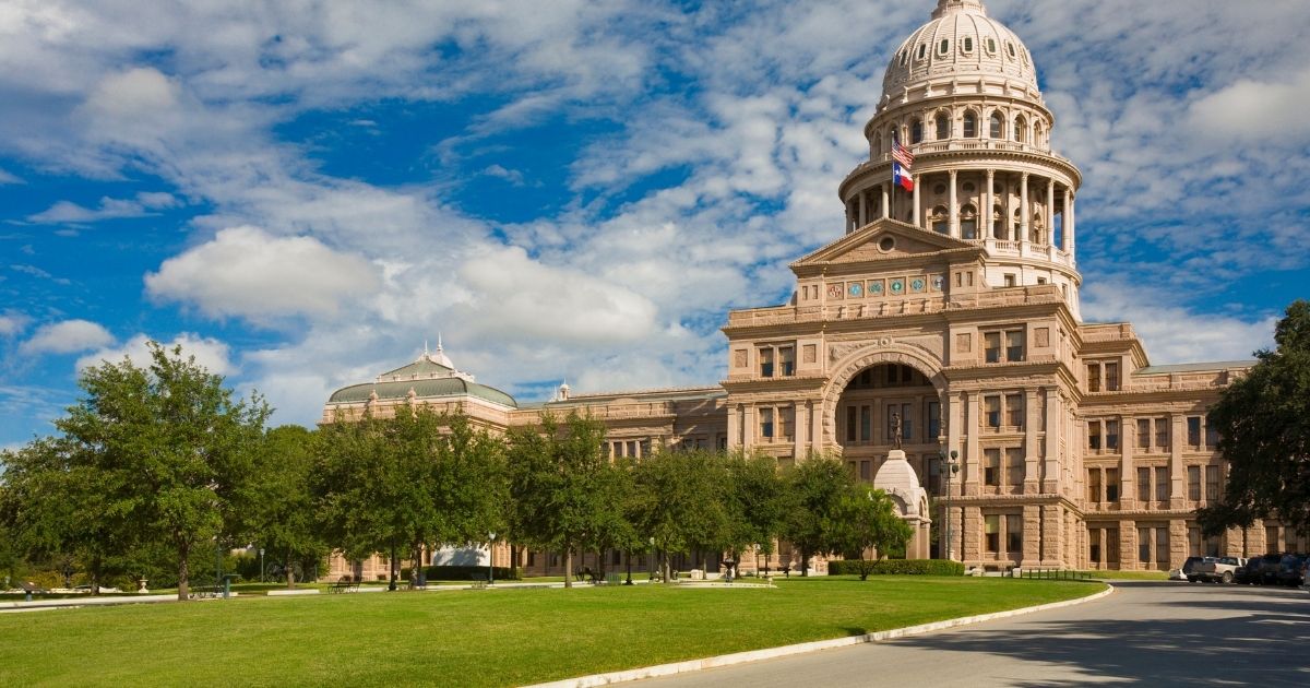 The historic Capitol building of Texas is pictured in a file photo.
