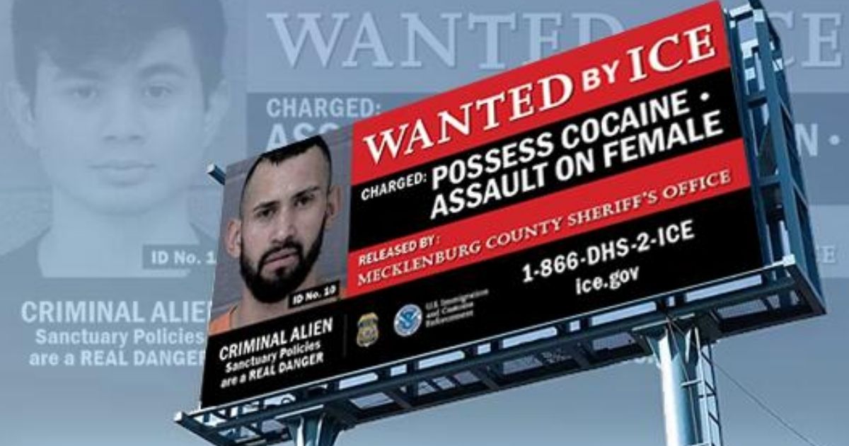 Immigration and Customs Enforcement billboards displaying the faces of wanted illegal immigrants facing criminal charges are “misinformation,” according to the North Carolina sheriff who released the inmates.