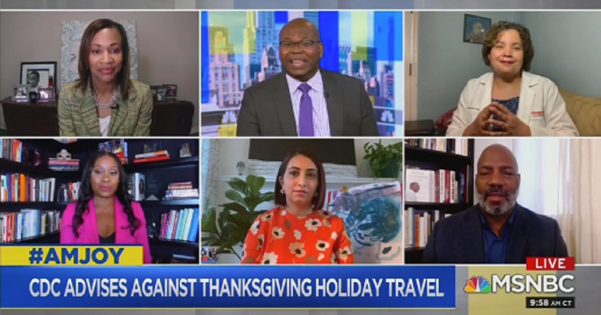 An MSNBC panel over the weekend denigrated the Thanksgiving holiday as "Colonizer Christmas."