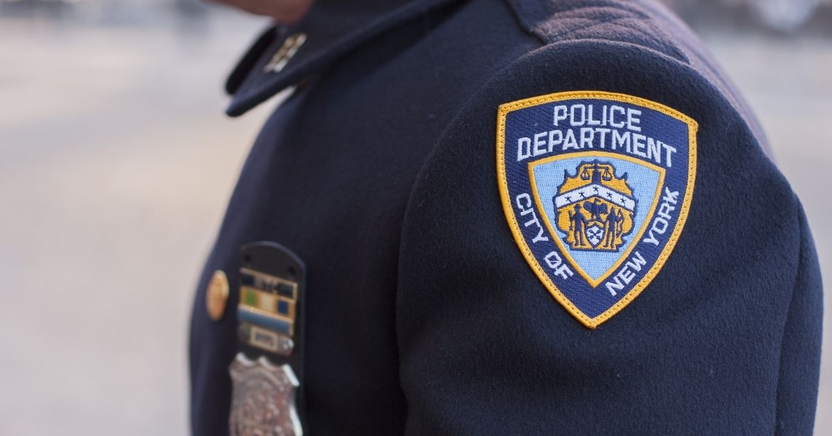 A New York Police Department officer is seen in this stock image.