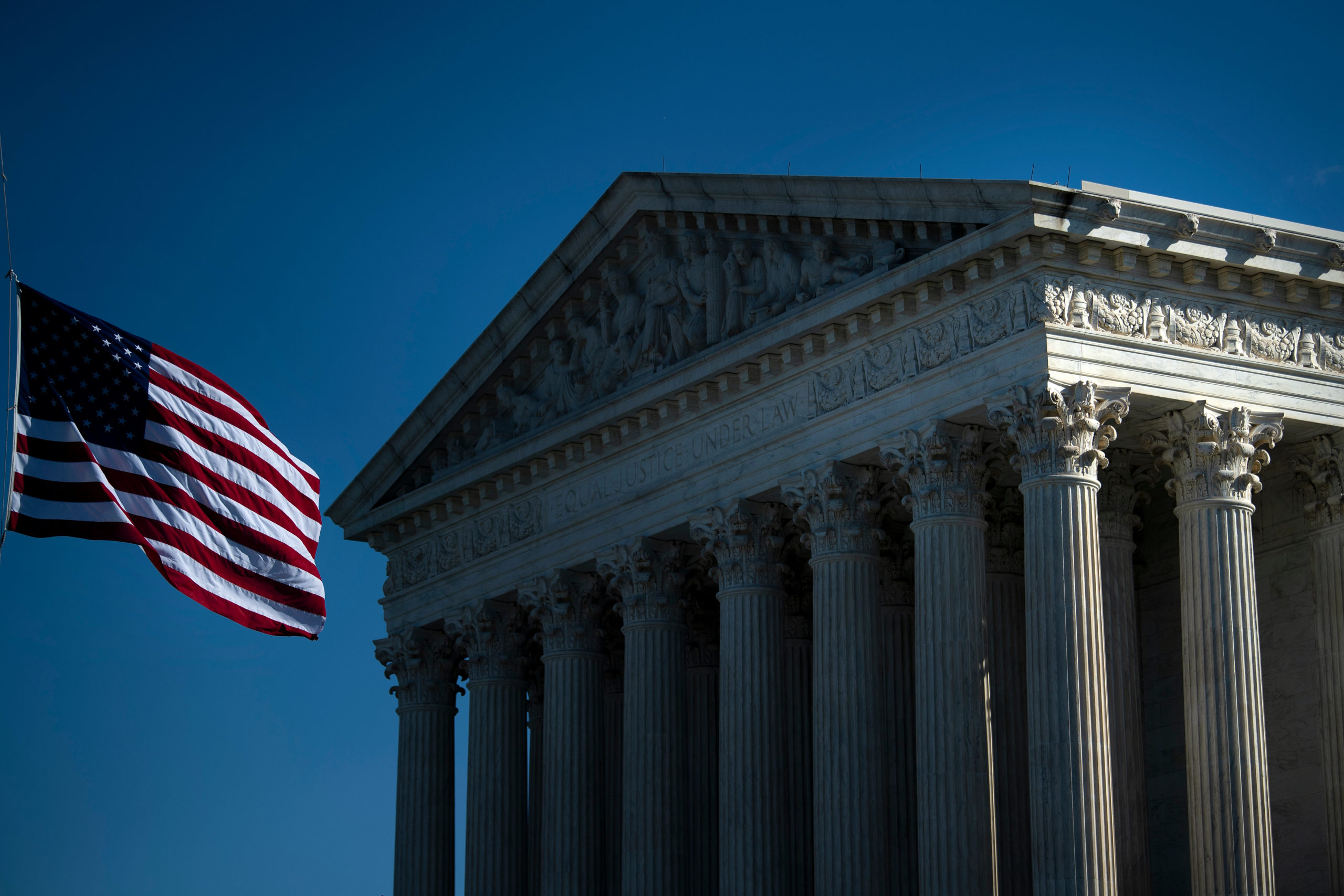 The US Supreme Court is seen on Oct. 2, 2020, in Washington, D.C.