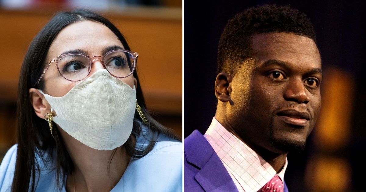 Benjamin Watson, right, schooled New York Democratic Rep. Alexandria Ocasio-Cortez after she railed against an abortion law.