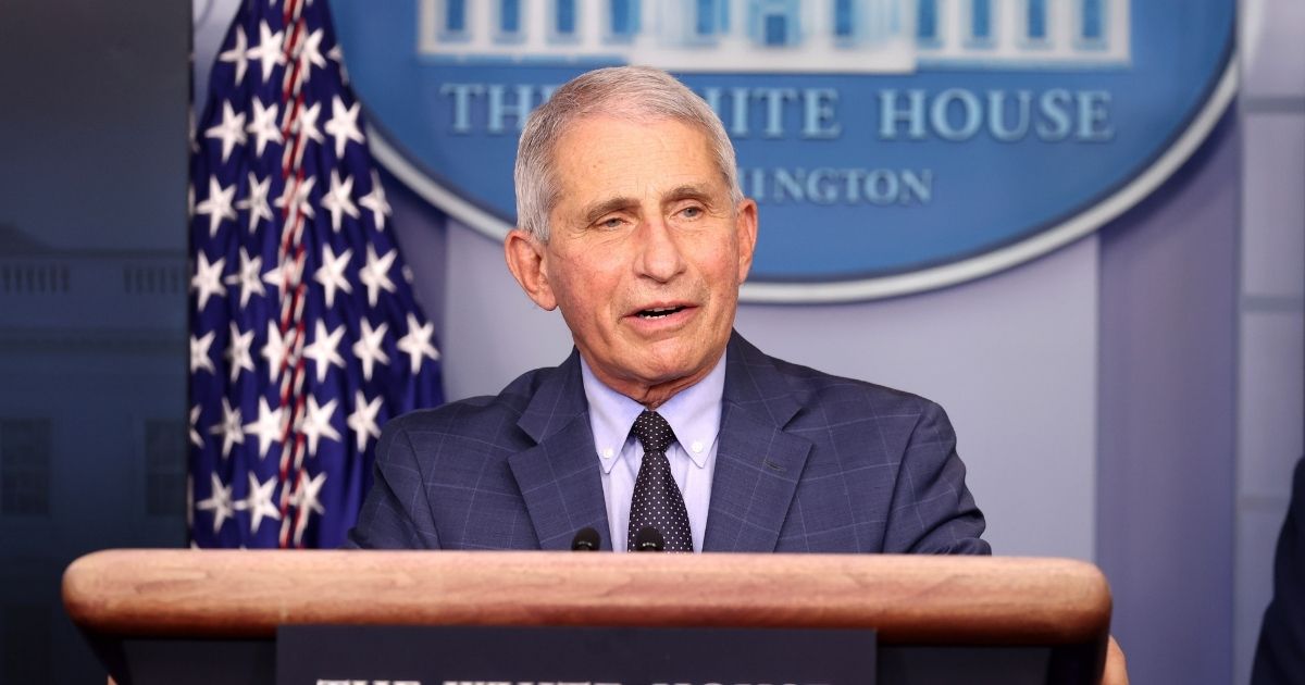 Dr. Anthony Fauci, director of the National Institute of Allergy and Infectious Diseases, speaks during a White House Coronavirus Task Force news briefing in the James Brady Press Briefing Room at the White House on Nov. 19, 2020, in Washington, D.C.