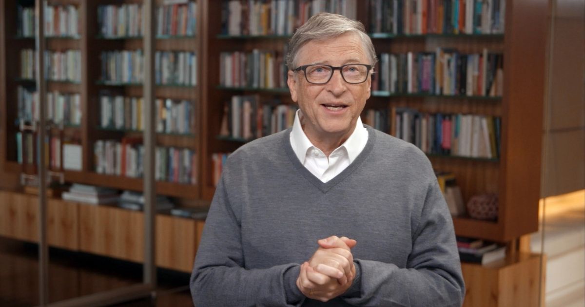 Bill Gates speaks during All In WA: A Concert For COVID-19 Relief on June 24 in Washington.