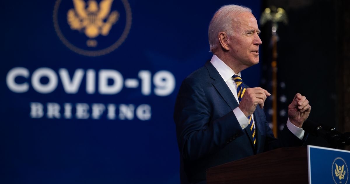 Joe Biden delivers remarks on the ongoing coronavirus pandemic