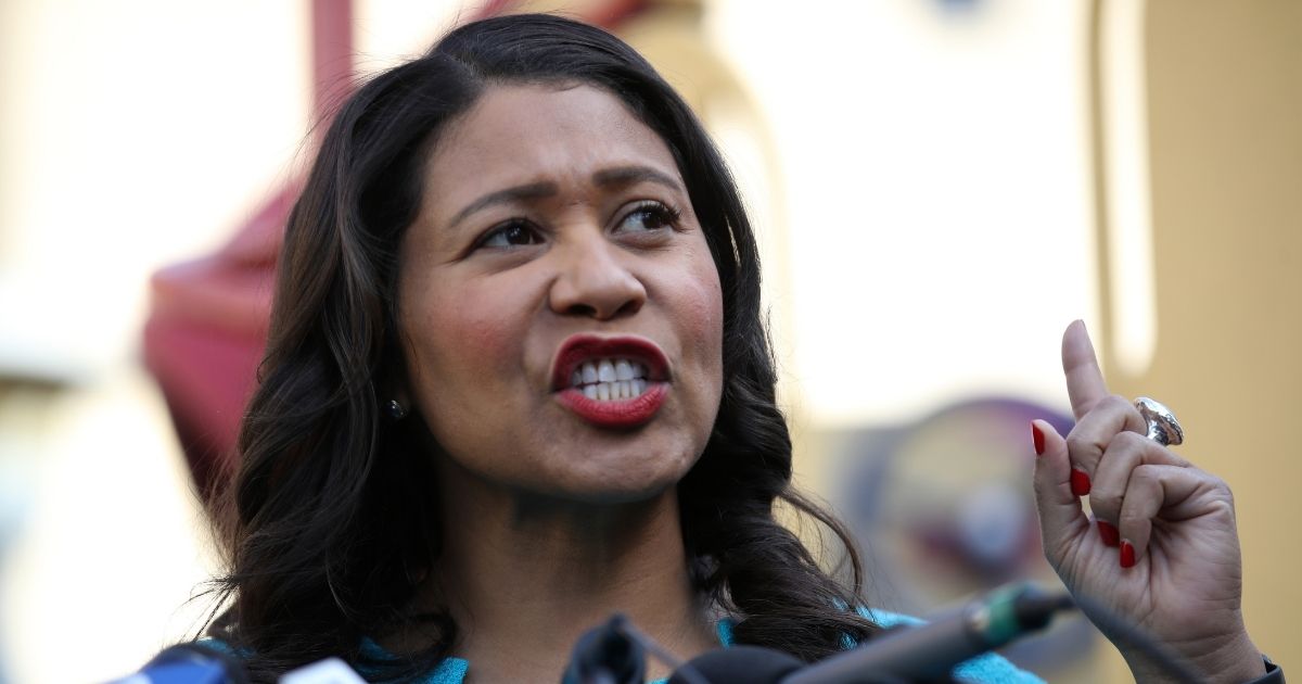 San Francisco Mayor London Breed speaks during a news conference at Hamilton Families on Nov. 21, 2019, in San Francisco.