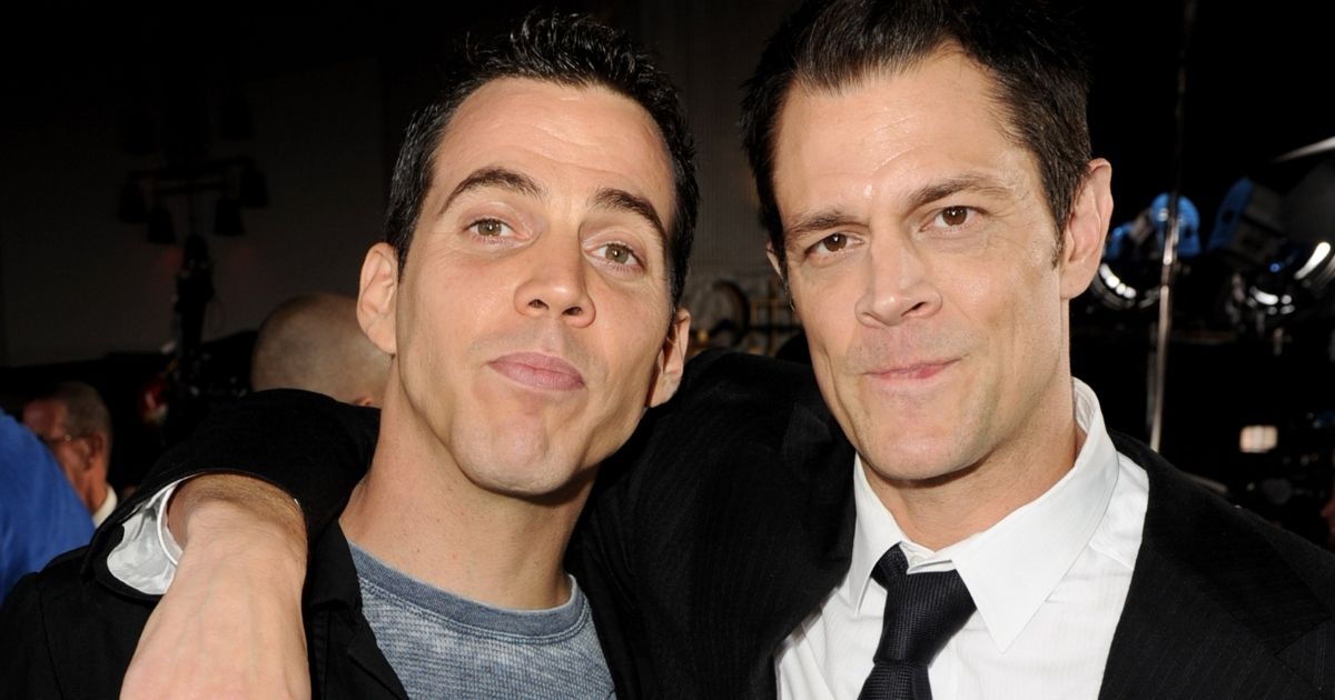 Actors Steve-O, left, and Johnny Knoxville arrive at the Los Angeles premiere of Paramount Pictures and MTV Films' "Jackass 3D" in October 2010 at the city's Grauman's Chinese Theatre.