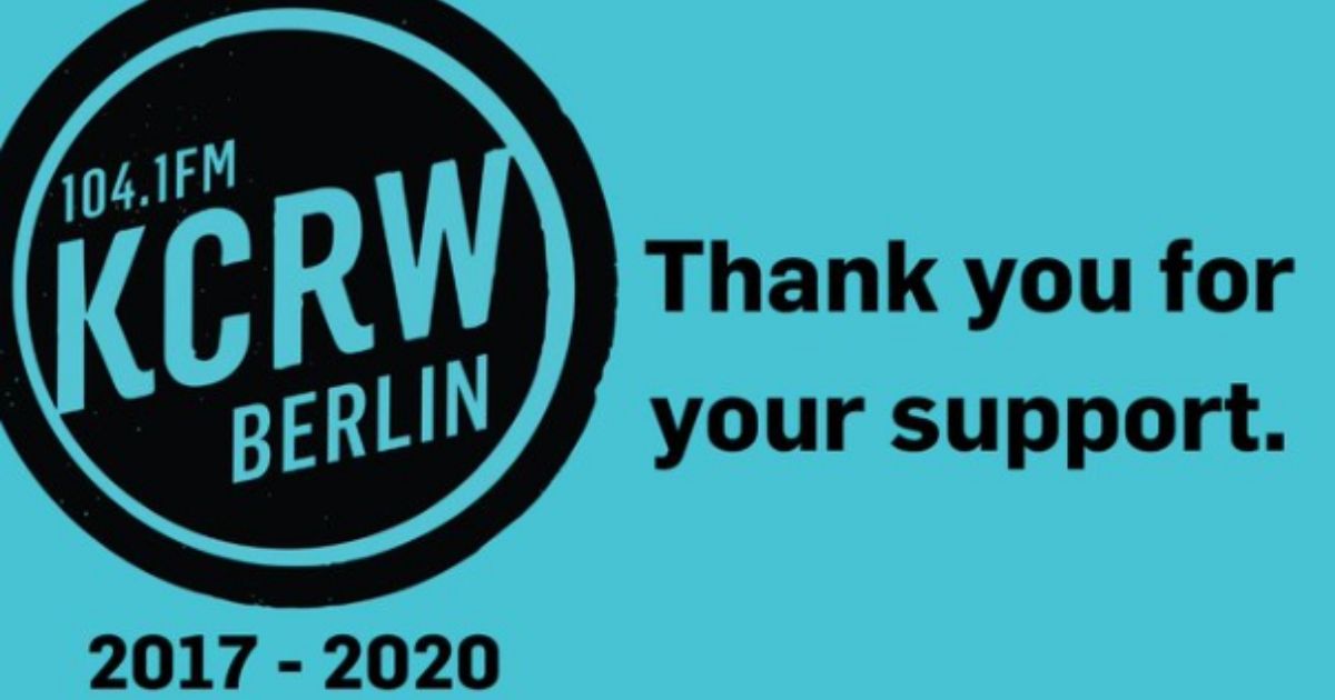 KCRW Berlin's final day on the air reportedly was last month. The station's roots go back to the American Forces Network in 1945.