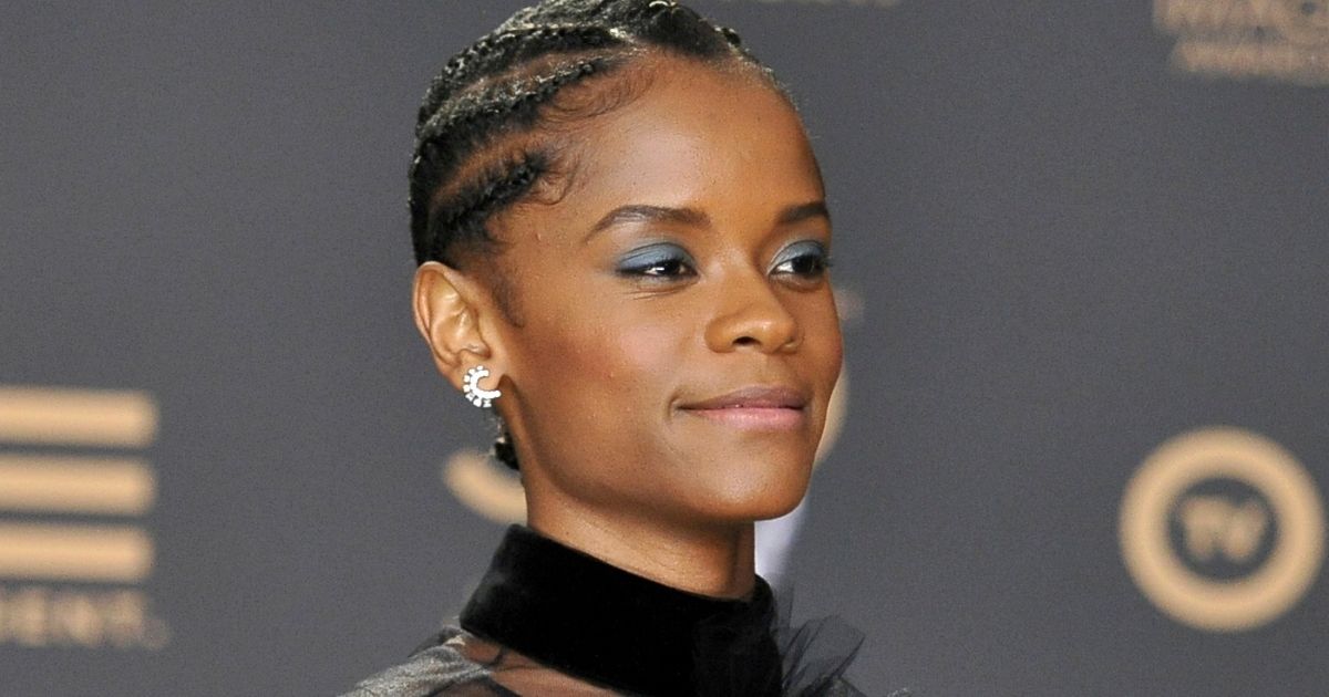 Letitia Wright, winner of the award for outstanding breakthrough performance in a motion picture for "Black Panther," poses in the press room at the 50th annual NAACP Image Awards at the Dolby Theatre in Los Angeles on March 30, 2019.