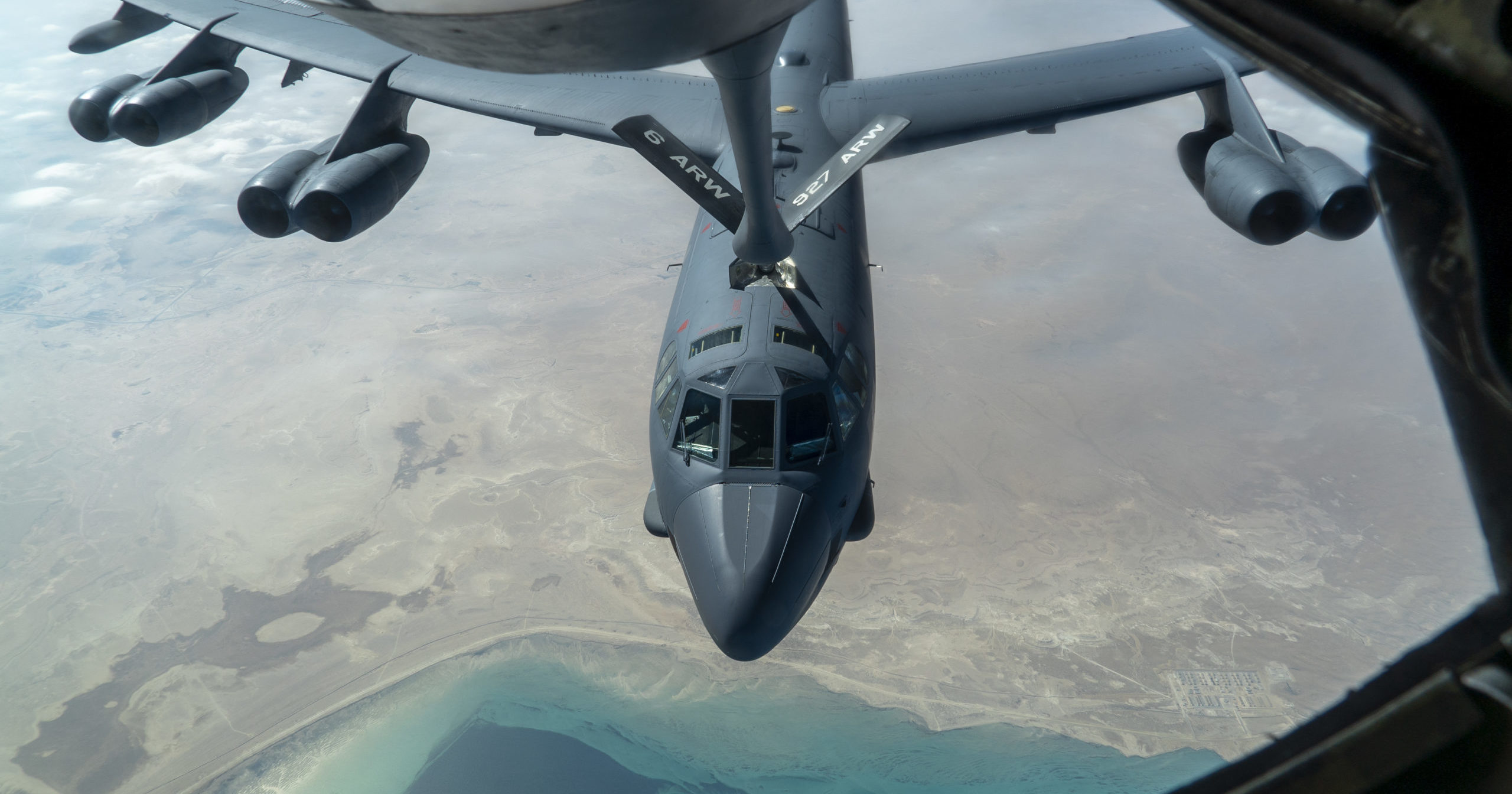The United States flew strategic bombers over the Persian Gulf on Dec. 30, 2020, a show of force meant to deter Iran from attacking American or allied targets in the Middle East.