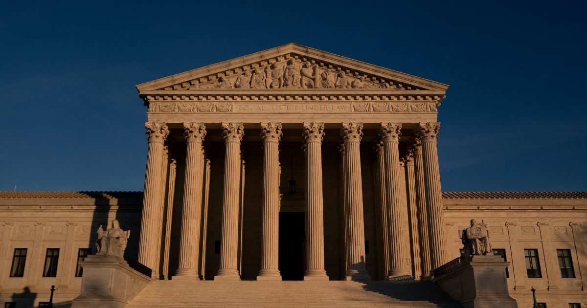 The US Supreme Court is seen on Dec. 11, 2020, in Washington, D.C.