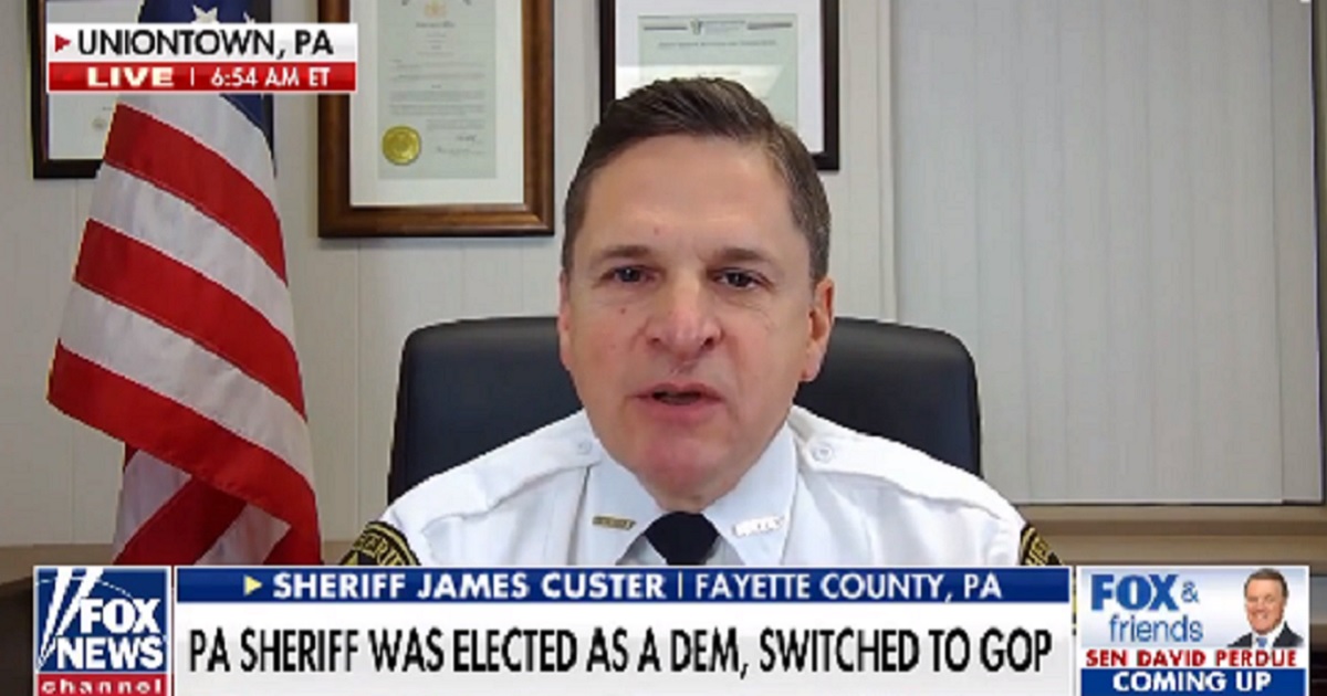 Fayette County, Pennsylvania, Sheriff James Custer is interviewed Monday on "Fox & Friends."