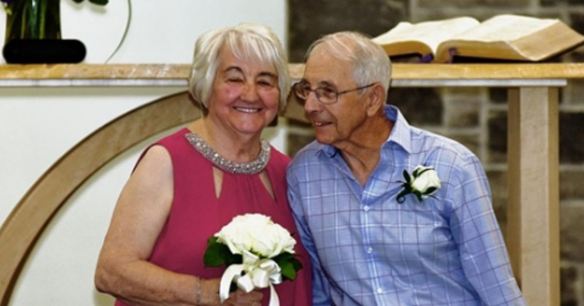 Florence Harvey and Fred Paul, who were high school sweethearts, were married last August after spending nearly 70 years apart.