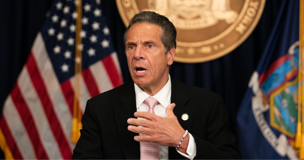Gov. Andrew Cuomo speaks during the daily media briefing at the Office of the Governor of the State of New York on June 12, 2020, in New York City.