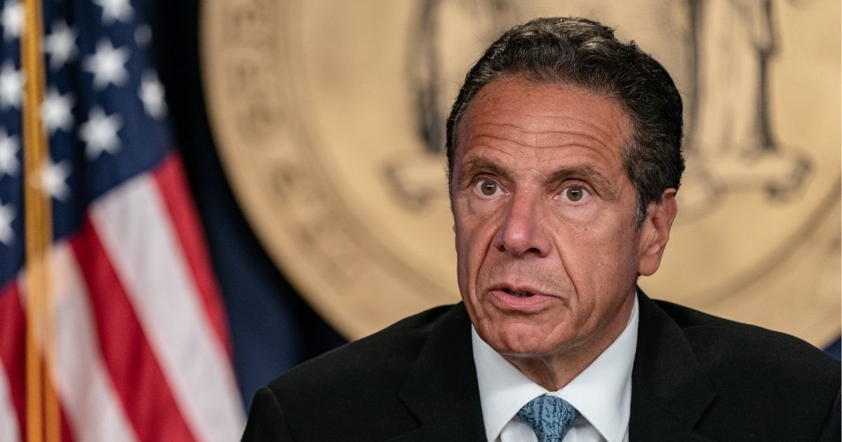 New York Gov. Andrew Cuomo speaks during his daily media briefing on July 23, 2020, in New York City.