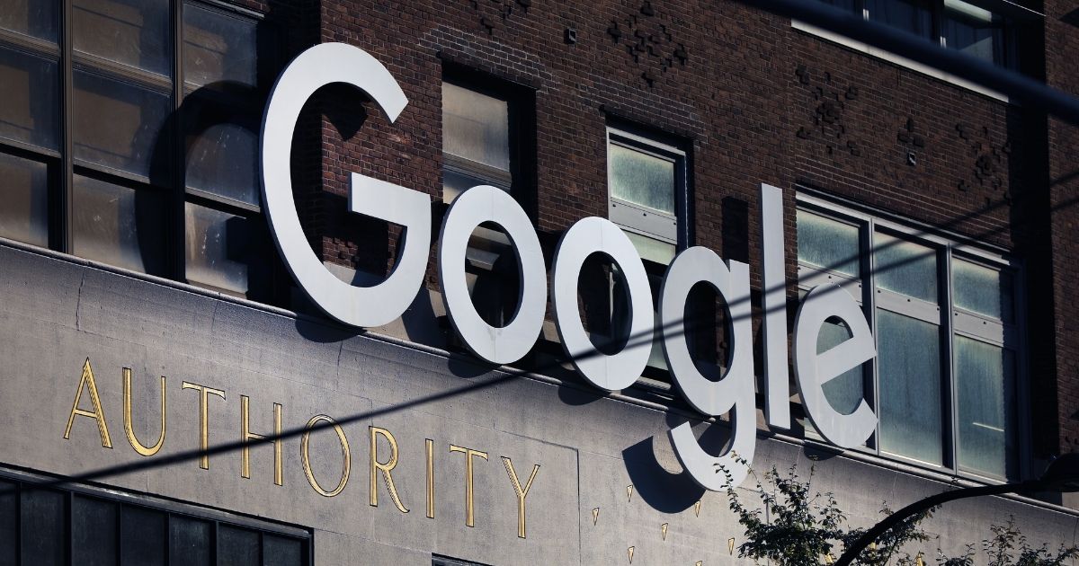 Google's offices stand in downtown Manhattan on Oct. 20, 2020, in New York City.