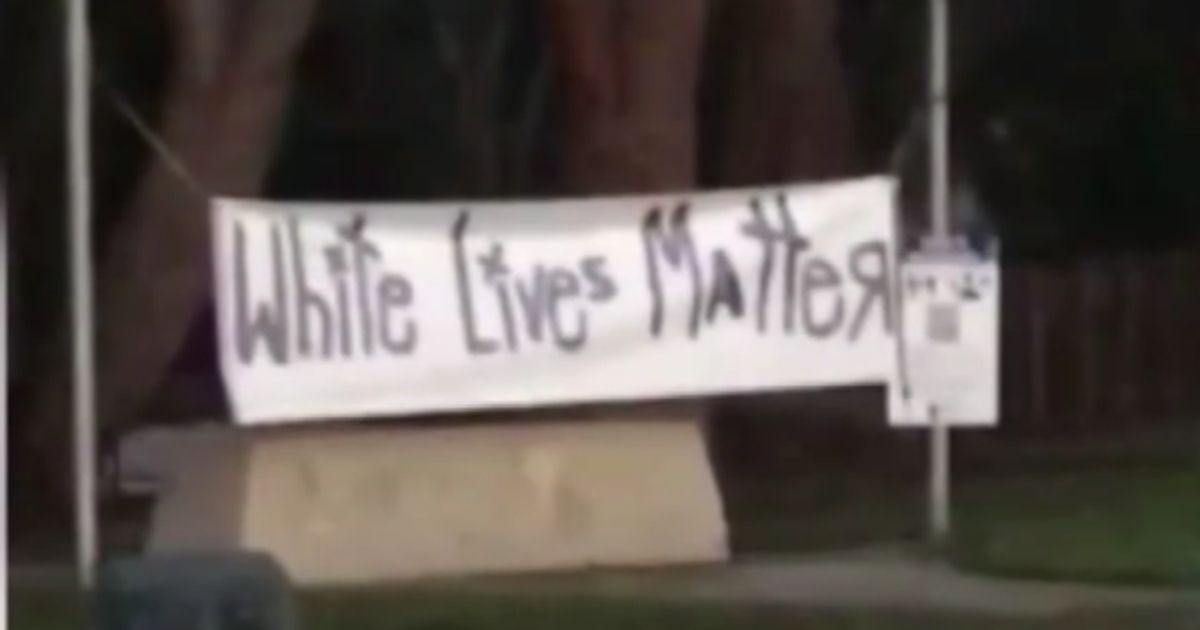 Officials in Union City, California, condemned the posting of a "White Lives Matter" billboard hung up recently at a local park.