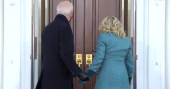 President Joe Biden and first lady Jill Biden were awkwardly left out of the White House Wednesday.