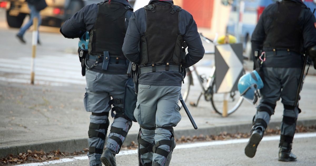 The above image shows officers in bulletproof vests. New York State Democratic Assemblyman Jonathan Jacobson has proposed legislation that cracks down on the ownership of body vests.