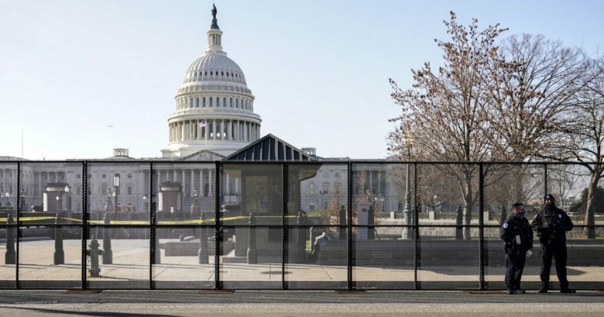 As congressional Democrats fearmonger about the security situation where they work, Capitol Police are calling for permanent fencing around the U.S. Capitol Building weeks after it was stormed on Jan. 6.