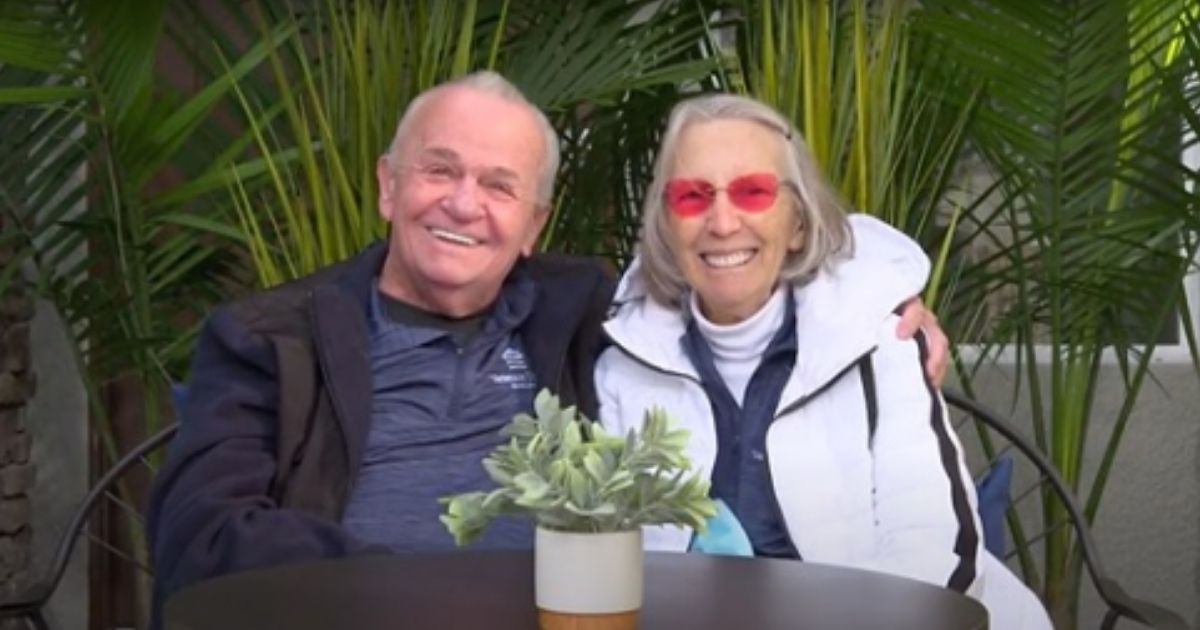 Dennis and Diane Reynolds, who married in 1961 and then remarried in 2020 after being divorced for about 55 years, are pictured above.