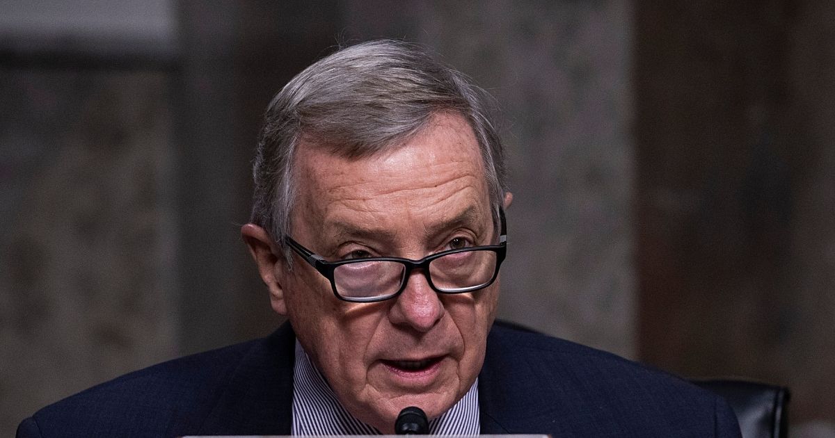 Illinois Democratic Sen. Richard Durbin speaks during a Senate Judiciary Subcommittee on Border Security and Immigration hearing on Capitol Hill on Dec. 16, 2020, in Washington, D.C.