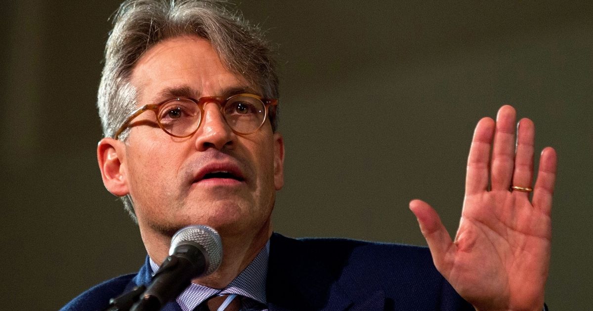 Author Eric Metaxas attends the "Socrates in the City" debate reception at the New York Society for Ethical Culture in New York City on March 5, 2012.