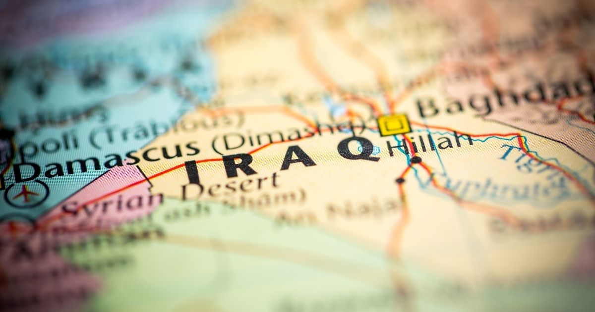 A map of Iraq is pictured in the stock image above.