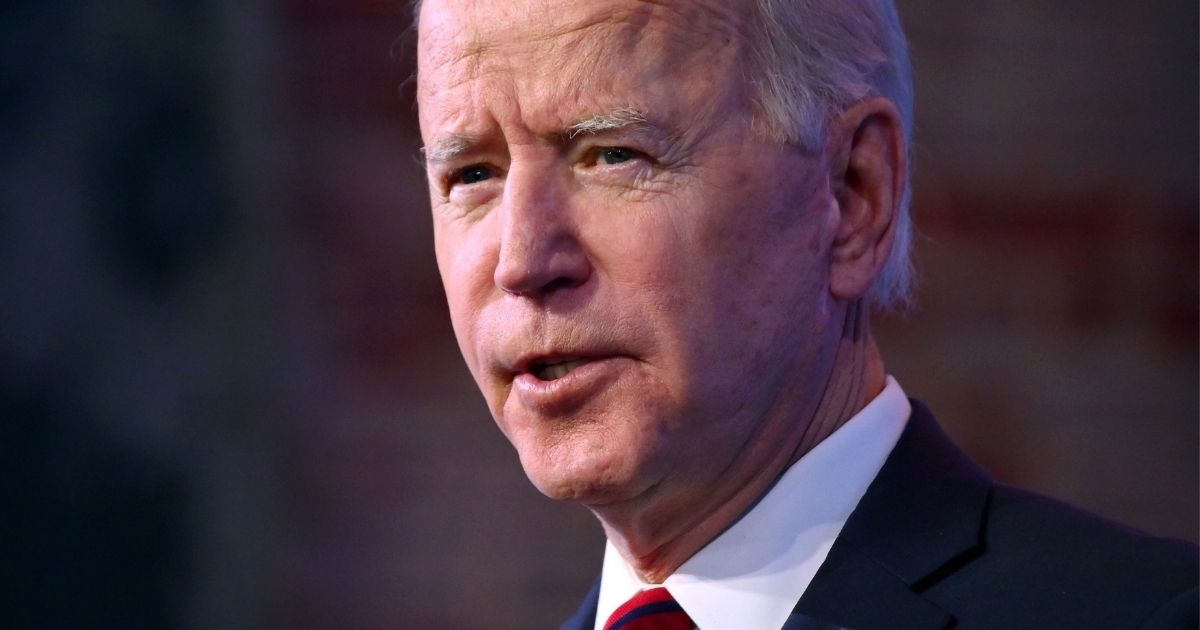 President-elect Joe Biden speaks at the Queen Theater in Wilmington, Delaware, on Friday.