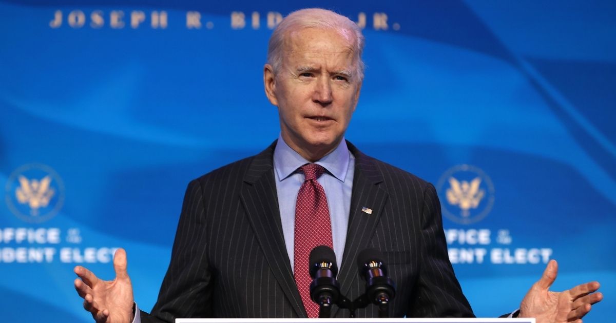 President-elect Joe Biden delivers remarks before announcing members of his Cabinet that will round out his economic team at The Queen theater in Wilmington, Delaware, on Friday.