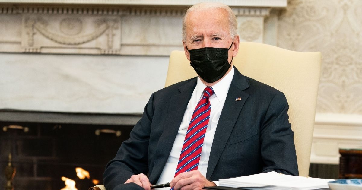 President Joe Biden meets with Treasury Secretary Janet Yellen in the Oval Office of the White House on Jan. 29, 2021.