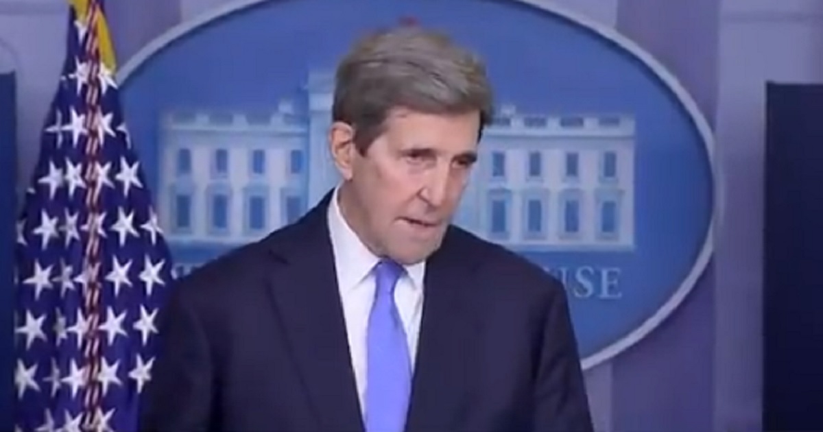 John Kerry, President Joe Biden's special envoy for climate, fields questions at a news conference Wednesday.