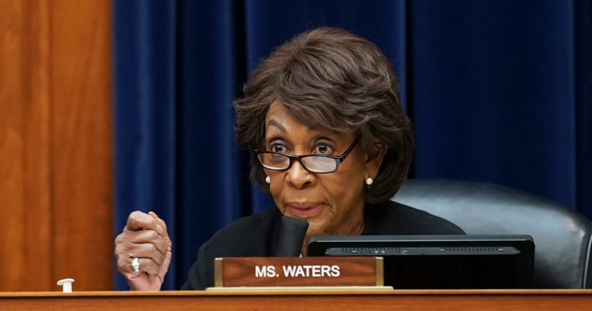 Democratic Rep. Maxine Waters of California speaks during a House Select Subcommittee on the Coronavirus Crisis hearing on Sept. 23, 2020, in Washington, D.C.