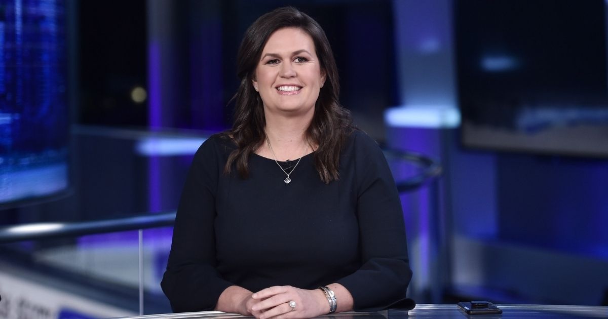 Sarah Huckabee Sanders visits "The Story with Martha MacCallum" on Sept. 17, 2019, in New York City.
