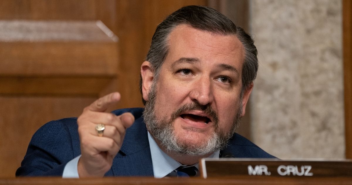 Republican Sen. Ted Cruz of Texas questions former FBI Director James Comey at a hearing of the Senate Judiciary Committee on Sept. 30, 2020, in Washington, D.C.